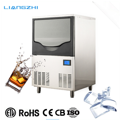 50kg Ice Storage Capacity LZ-200 Commercial Moon Crescent Shape Ice Machine at Discount