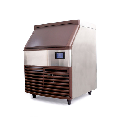 LZ-150 Stainless Steel Automatic Ice Maker with Touchpad Control Panel and 60 Capacity