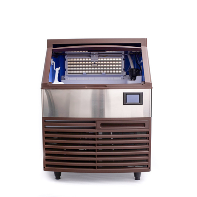 LZ-150 Stainless Steel Automatic Ice Maker with Touchpad Control Panel and 60 Capacity