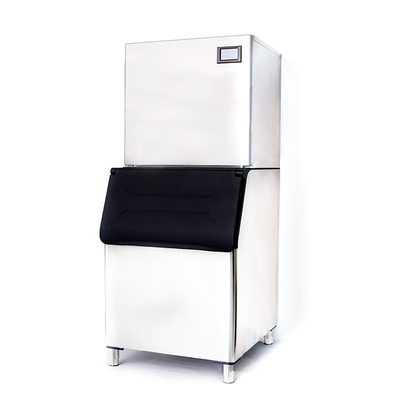 280kg/24hrs Water Cooling Crescent Ice Cube Maker with Electric Touchpad Control Panel