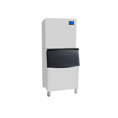 280kg/24hrs Water Cooling Crescent Ice Cube Maker with Electric Touchpad Control Panel