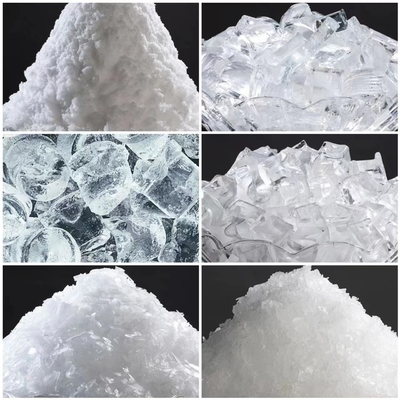 2KG/MIN Quantity 3D Printing Pattern Ice Maker LZ-128 Customized Shaved Crushed Ice