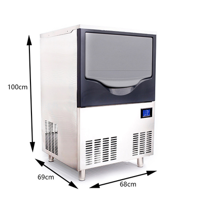 50kg Ice Storage Capacity LZ-200 Commercial Moon Crescent Shape Ice Machine at Discount