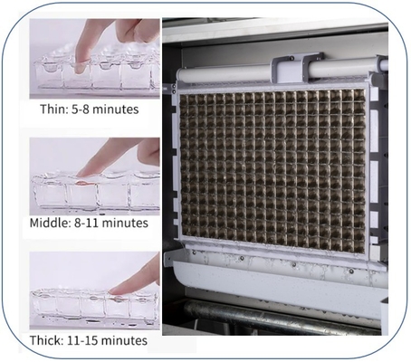 500kg/24h Ice Cube Making Machine with CB CE RoHS Certification and 1236*600*670mm Size