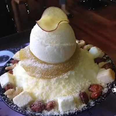 Daily 68kg Ice Storage Capacity Customize Bingsu Ice Shaver Machine with Competitive