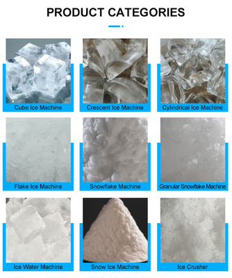 Customized LZ-120 Industrial Snow Ice Making Machine with 520g Filling Capacity